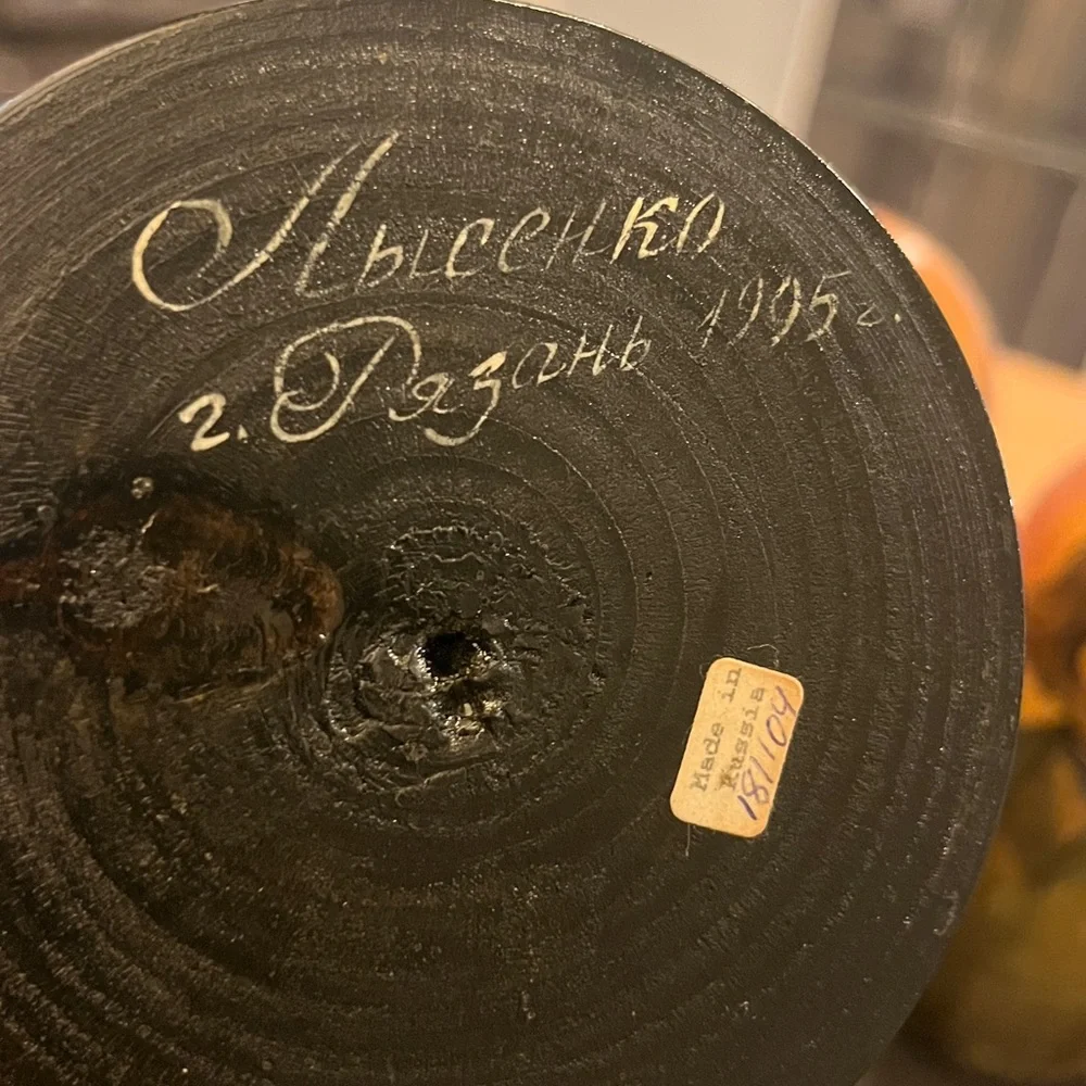 Matryoshka Russian Authors Vintage/Signed Rare 1995 Nesting Doll Set of 10-Rare - Picture 9 of 17